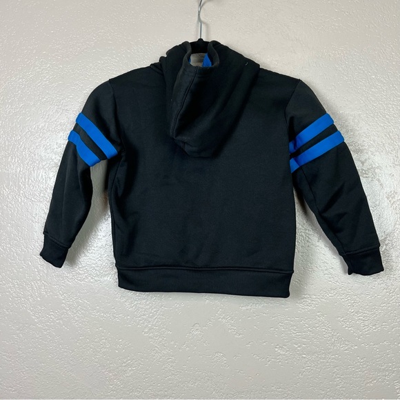 Puma boy long sleeve full zip athletic blue black hoodie‎ sweatshirt size 5 - Picture 4 of 10